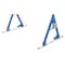 Vestil Steel Gantry Crane V-Groove Track End Stops 5 in. High Yellow V-TRACK-ES - alternate 2